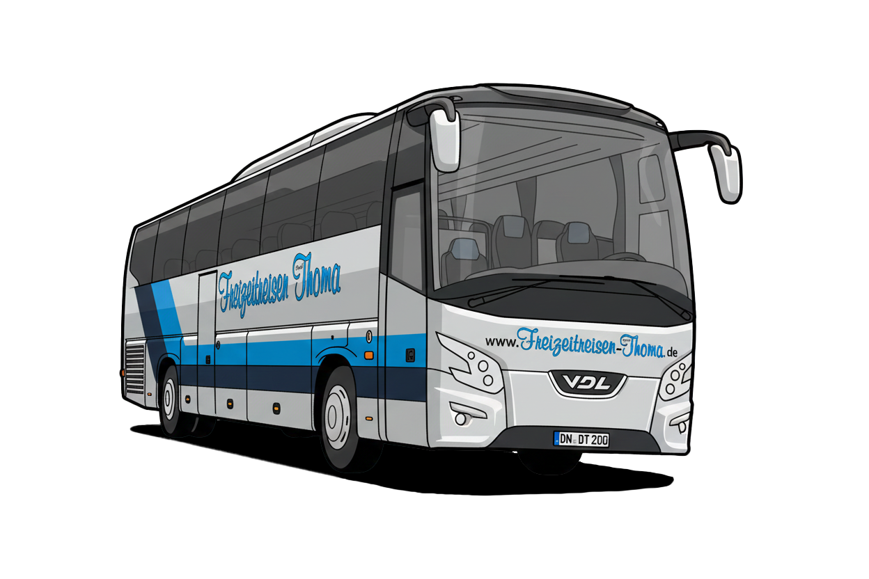 Freizeitreisen Thoma Bus Illustration