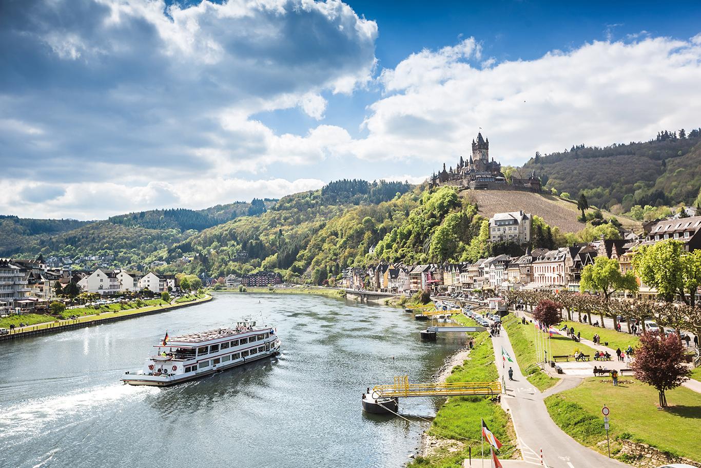 Cochem mit Moselschifffahrt